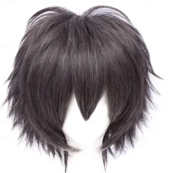 Red Wigs For Women Short Fashion Pointed Layered Anime Cosplay Wigs Carnival Christmas Carnival Dress Up Party Wig Gifts