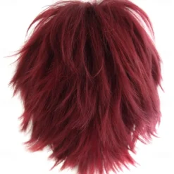 Red Wigs For Women Short Fashion Pointed Layered Anime Cosplay Wigs Carnival Christmas Carnival Dress Up Party Wig Gifts