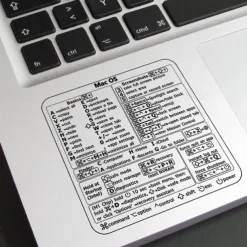 Reference Keyboard Shortcut Sticker Adhesive For PC Laptop Desktop Shortcut Sticker for Apple Mac Chromebook Window Photoshop
