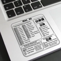 Reference Keyboard Shortcut Sticker Adhesive For PC Laptop Desktop Shortcut Sticker for Apple Mac Chromebook Window Photoshop