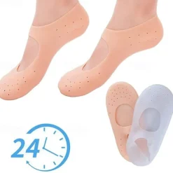 Relieve Foot Pain & Pressure Instantly with Reusable Silicone Socks - Perfect for Men & Women