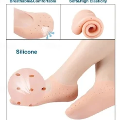 Relieve Foot Pain & Pressure Instantly with Reusable Silicone Socks - Perfect for Men & Women