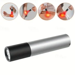 Relieve Pain & Increase Healing With 630nm, 660nm & 850nm Red Light Therapy Flashlight