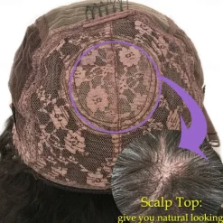 Remy Human Hair Wig Curly With Bangs Natural Black Capless Brazilian Hair Women's Natural Black #1B 8 inch 10 inch 12 inch Vacation Party / Evening Daily Wear