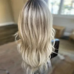 Remy Human Hair 13x6 Lace Front 13x4 Lace Front 4x4 Lace Front Wig Side Part Middle Part Free Part Brazilian Hair Body Wave Wavy Dark Gray Multi-color Wig 130% 150% 180% Density with Baby Hair