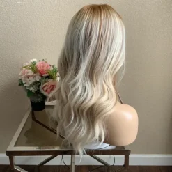 Remy Human Hair 13x6 Lace Front 13x4 Lace Front 4x4 Lace Front Wig Side Part Middle Part Free Part Brazilian Hair Body Wave Wavy Dark Gray Multi-color Wig 130% 150% 180% Density with Baby Hair