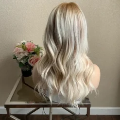 Remy Human Hair 13x6 Lace Front 13x4 Lace Front 4x4 Lace Front Wig Side Part Middle Part Free Part Brazilian Hair Body Wave Wavy Dark Gray Multi-color Wig 130% 150% 180% Density with Baby Hair