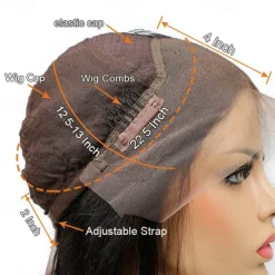 Remy Human Hair 13x6 Lace Front 13x4 Lace Front 4x4 Lace Front Wig Side Part Middle Part Free Part Brazilian Hair Body Wave Wavy Dark Gray Multi-color Wig 130% 150% 180% Density with Baby Hair