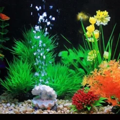 Resin Pearl Shell Air Bubble Stone Fish Tank Decoration Aquarium Decor Air Stone Oxygen Pump Air Pump Bubbler Ornament