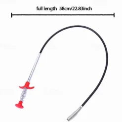 Retractable Claw Stick, Drain Snake, Drain Hair Clog Remover For Drains, Sink, Toilet Clean Dryer Vents, 60cm/23.62in