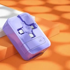 Retractable 3-in-1 Data Cable for Android Apple TYPE-C Charging Storage Cable