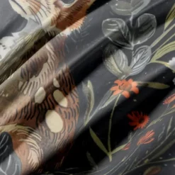 Retro Rainforest Rabbit Duvet Cover Set 2-piece Set 3-piece Set Lightweight Soft Short Plush Set Thick Feather Square Bed