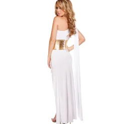 Retro Vintage Ancient Greek Ancient Rome Dress Cosplay Costume Outfits Venus Greek Goddesses Fancy Dress Women's Walpurgis Night Halloween Carnival Party Bachelorette Party Adults Dress