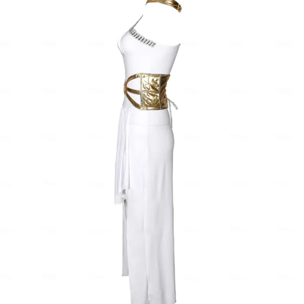 Retro Vintage Ancient Greek Ancient Rome Dress Cosplay Costume Outfits Venus Greek Goddesses Fancy Dress Women's Walpurgis Night Halloween Carnival Party Bachelorette Party Adults Dress