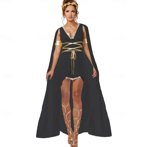 Retro Vintage Ancient Greek Ancient Rome Dress Cosplay Costume Outfits Venus Greek Goddesses Fancy Dress Women's Walpurgis Night Halloween Carnival Masquerade Party / Evening Bachelorette Party