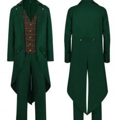 Retro Vintage Punk & Gothic Medieval Blouse / Shirt Pants Cosplay Costume Vampire Gentleman Fancy Dress Men's Viking Fantasy Halloween Carnival Masquerade Party / Evening Adults' Coat Blouse Pants