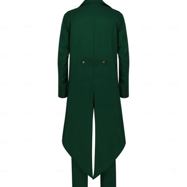 Retro Vintage Punk & Gothic Medieval Blouse / Shirt Pants Cosplay Costume Vampire Gentleman Fancy Dress Men's Viking Fantasy Halloween Carnival Masquerade Party / Evening Adults' Coat Blouse Pants