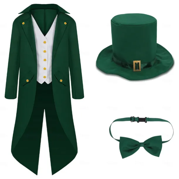 Retro Vintage Punk & Gothic Medieval Blouse / Shirt Pants Cosplay Costume Vampire Gentleman Fancy Dress Men's Steampunk Halloween Carnival Masquerade Party / Evening Adults' Coat Blouse Pants