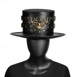 Retro Vintage Punk & Gothic Steampunk Top Hat Plague Doctor Fancy Dress Men's Women's Masquerade Party / Evening Adults Hat