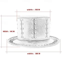 Retro Vintage Punk & Gothic Steampunk Top Hat Plague Doctor Fancy Dress Men's Women's Masquerade Party / Evening Adults Hat