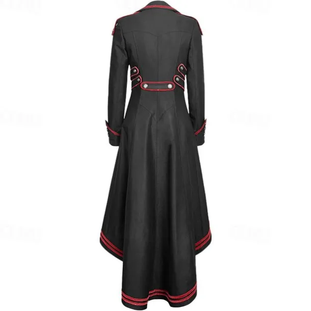 Retro Vintage Punk & Gothic Medieval Coat Masquerade Witch Fancy Dress Women's Fantasy Steampunk Walpurgis Night Masquerade Party / Evening Adults' Coat