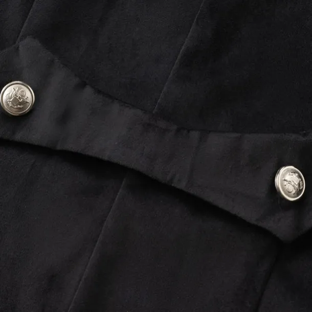 Retro Vintage Punk & Gothic Steampunk Coat Masquerade Tuxedo Vampire Plague Doctor Lace Fancy Dress Women's Halloween Carnival Masquerade Party Halloween Adults' Coat