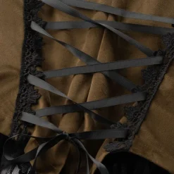 Retro Vintage Punk & Gothic Steampunk Coat Masquerade Tuxedo Vampire Plague Doctor Lace Fancy Dress Women's Halloween Carnival Masquerade Party Halloween Adults' Coat