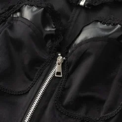 Retro Vintage Punk & Gothic Steampunk Coat Masquerade Tuxedo Vampire Plague Doctor Lace Fancy Dress Women's Halloween Carnival Masquerade Party Halloween Adults' Coat