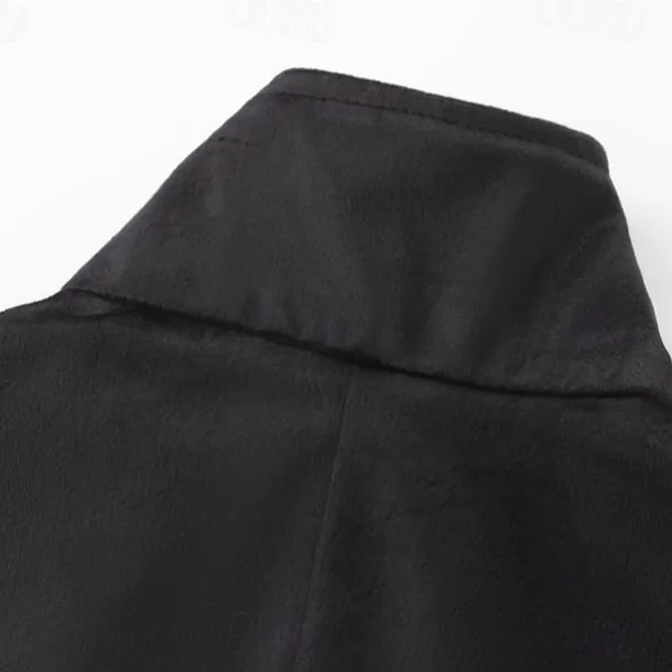 Retro Vintage Punk & Gothic Steampunk Coat Masquerade Tuxedo Vampire Plague Doctor Lace Fancy Dress Women's Halloween Carnival Masquerade Party Halloween Adults' Coat