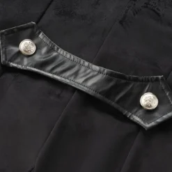 Retro Vintage Punk & Gothic Steampunk Coat Masquerade Tuxedo Vampire Plague Doctor Lace Fancy Dress Women's Halloween Carnival Masquerade Party Halloween Adults' Coat