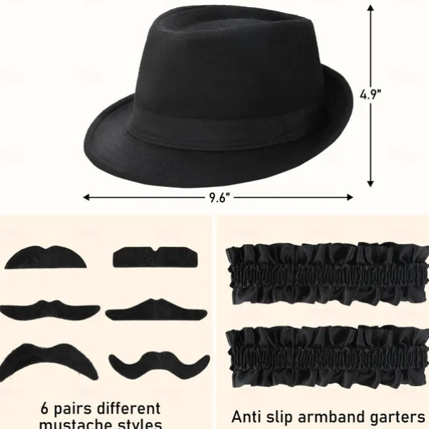 Retro Vintage Roaring 20s 1920s Outfits Vest Waistcoat The Great Gatsby Charleston Gentleman Fashion Fancy Dress Men's Christmas Halloween Carnival Prom Bachelorette Party Festival Adults' Vest More