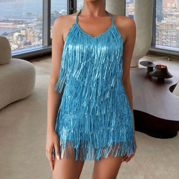 Retro Vintage Roaring 20s 1920s Flapper Dress Dress Masquerade The Great Gatsby Wedding Guest Sequins Tassel Fringe Fancy Dress Women's Masquerade Performance Wedding Wedding Guest Adults' Dress