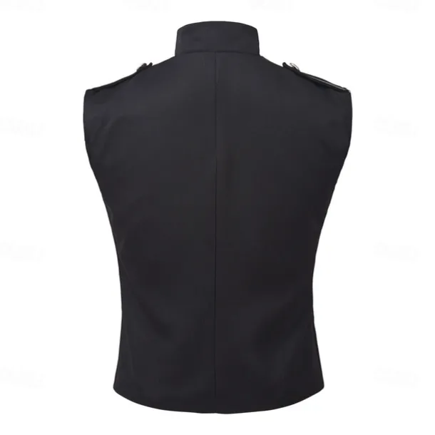 Retro Vintage Rococo Masquerade Vest Circus Jacket Prince Aristocrat Fancy Dress Men's Carnival Masquerade Mardi Gras Event / Party Adults' Vest Spring Fall & Winter