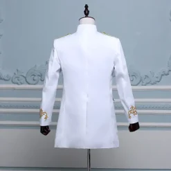 Retro Vintage Rococo Medieval Coat Masquerade Circus Jacket Prince Aristocrat Fancy Dress Men's Carnival of Venice Adults Coat