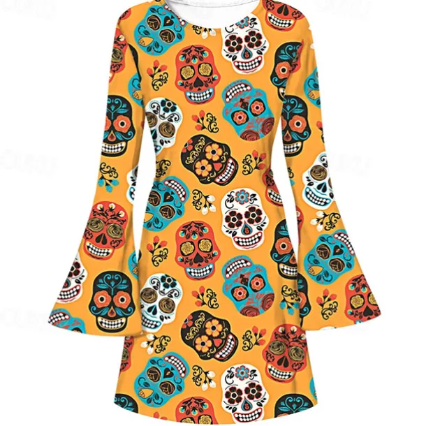 Retro Vintage 1970s Disco Dress Headwear Headwraps Flare Cuff Sleeve Hippie Fancy Dress Women's Party & Evening Pride Parade Pride Month Adults' Dress Headwear