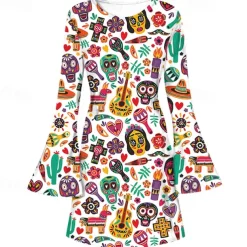 Retro Vintage 1970s Disco Dress Headwear Headwraps Flare Cuff Sleeve Hippie Fancy Dress Women's Party & Evening Pride Parade Pride Month Adults' Dress Headwear