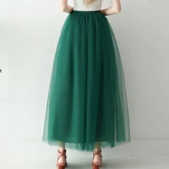 Retro Vintage 1950s Petticoat Hoop Skirt Under Skirt Tulle Skirt A-Line Fancy Dress Women's Masquerade Party Evening Wear Cocktail Party Tea Party Adults' Skirt