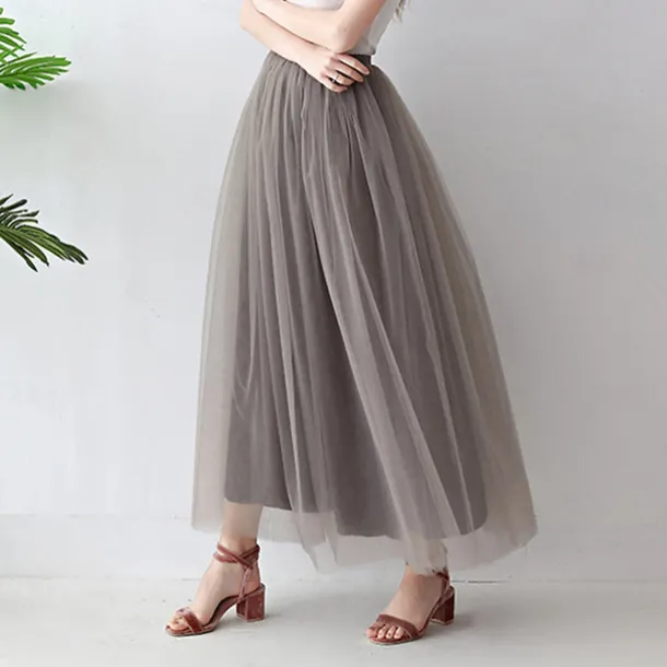 Retro Vintage 1950s Petticoat Hoop Skirt Under Skirt Tulle Skirt A-Line Fancy Dress Women's Masquerade Party Evening Wear Cocktail Party Tea Party Adults' Skirt