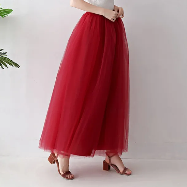 Retro Vintage 1950s Petticoat Hoop Skirt Under Skirt Tulle Skirt A-Line Fancy Dress Women's Masquerade Party Evening Wear Cocktail Party Tea Party Adults' Skirt