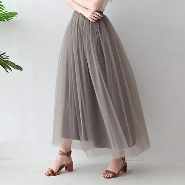 Retro Vintage 1950s Petticoat Hoop Skirt Under Skirt Tulle Skirt A-Line Fancy Dress Women's Masquerade Party Evening Wear Cocktail Party Tea Party Adults' Skirt