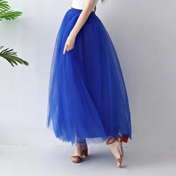 Retro Vintage 1950s Petticoat Hoop Skirt Under Skirt Tulle Skirt A-Line Fancy Dress Women's Masquerade Party Evening Wear Cocktail Party Tea Party Adults' Skirt