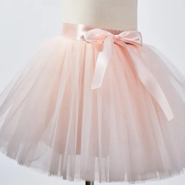 Retro Vintage 1950s Petticoat Hoop Skirt Tutu Under Skirt A-Line Fancy Dress Girls' Masquerade Party Evening Wear Cocktail Party Tea Party Kid's Skirt