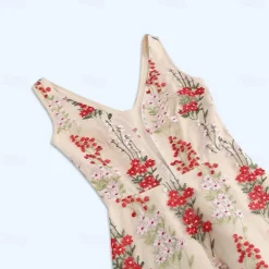 Retro Vintage 1950s Rockabilly Dress A-Line Dress Swing Dress Flower / Floral Fancy Dress Women's Halloween Carnival Masquerade Daily Wear Bachelorette Party Adults Dress Homecoming Dresses