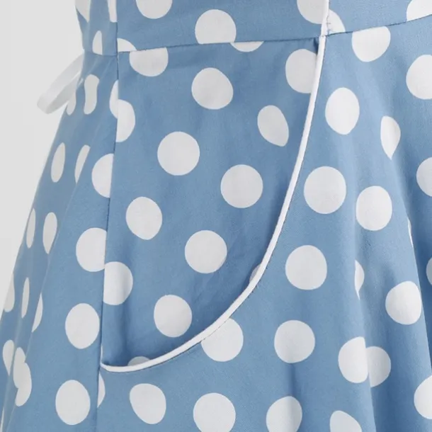 Retro Vintage 1950s Rockabilly A-Line Dress Swing Dress Halter Polka Dot Fancy Dress Women's Masquerade Casual Daily Bachelorette Party Adults' Dress Homecoming Dresses Spring & Summer