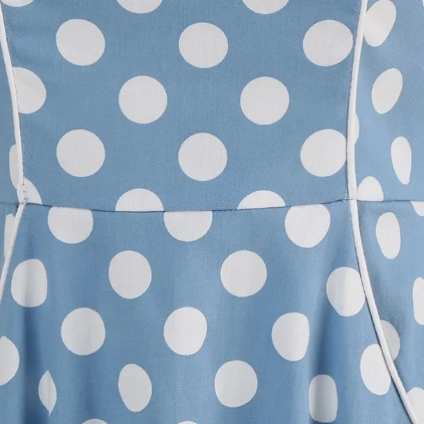 Retro Vintage 1950s Rockabilly A-Line Dress Swing Dress Halter Polka Dot Fancy Dress Women's Masquerade Casual Daily Bachelorette Party Adults' Dress Homecoming Dresses Spring & Summer