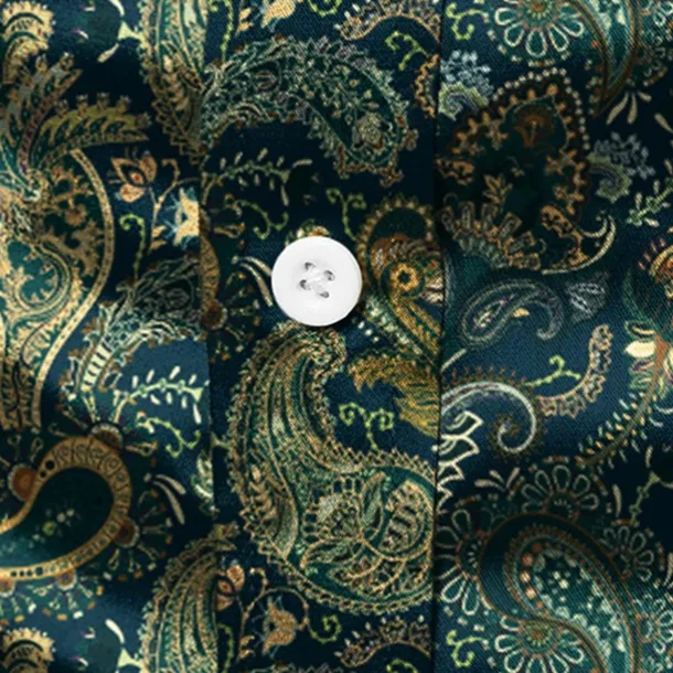 Retro Vintage 1970s Shirt Aloha Shirt Hippie Paisley Fancy Dress Men's Vacation Party Pride Parade Adults' Shirt