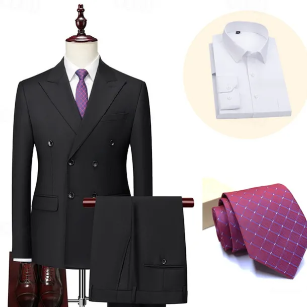 Retro Vintage 1920s Suits & Blazers Gentleman Fancy Dress Men's Masquerade Party / Evening Bachelorette Party Adults' Coat Pants