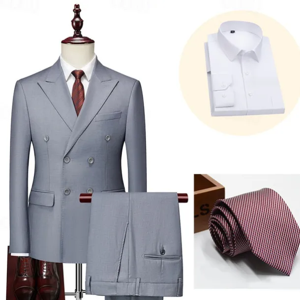 Retro Vintage 1920s Suits & Blazers Gentleman Fancy Dress Men's Masquerade Party / Evening Bachelorette Party Adults' Coat Pants