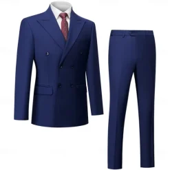 Retro Vintage 1920s Suits & Blazers Gentleman Fancy Dress Men's Masquerade Party / Evening Bachelorette Party Adults' Coat Pants