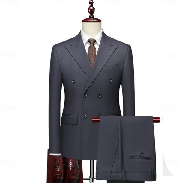 Retro Vintage 1920s Suits & Blazers Gentleman Fancy Dress Men's Masquerade Party / Evening Bachelorette Party Adults' Coat Pants